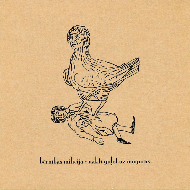 Naktī guļot uz muguras cover art