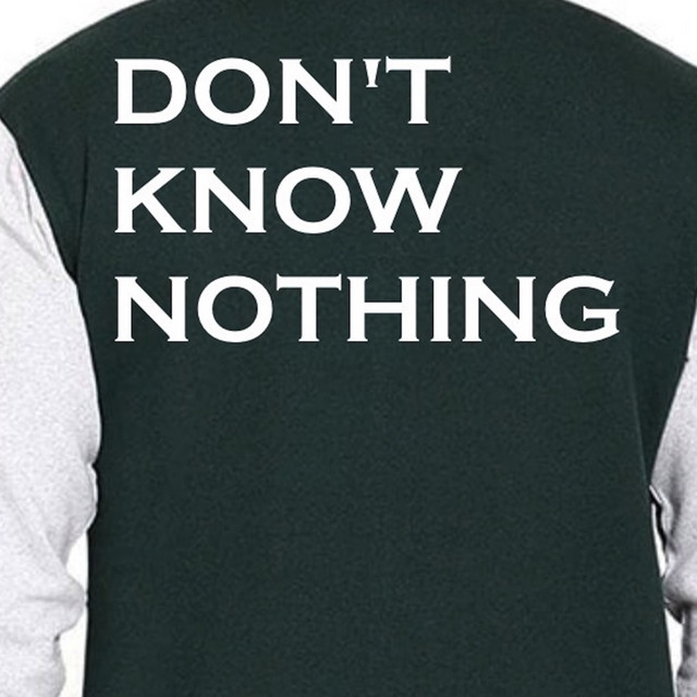 Don't Know Nothing release artwork