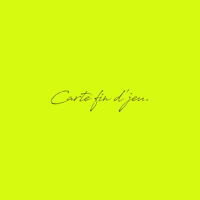 Carte fin d'jeu cover art