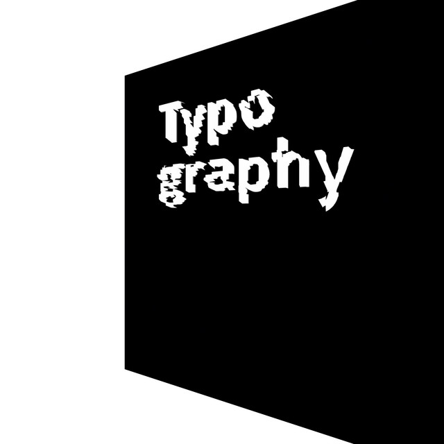 Typography cover art