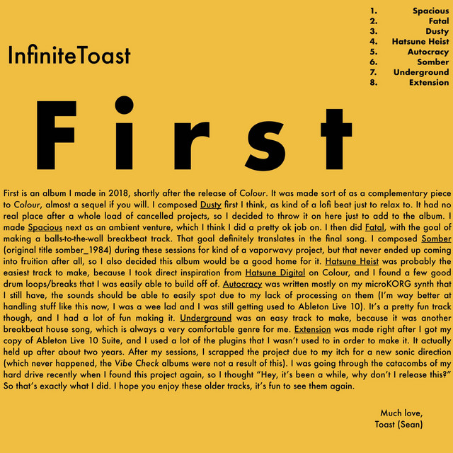 First cover art