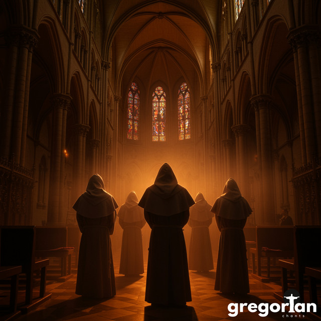 Album cover for Gregorian Chants of Divine Grace | Sacred Monastic Hymns for Worship by Gregorian Monk