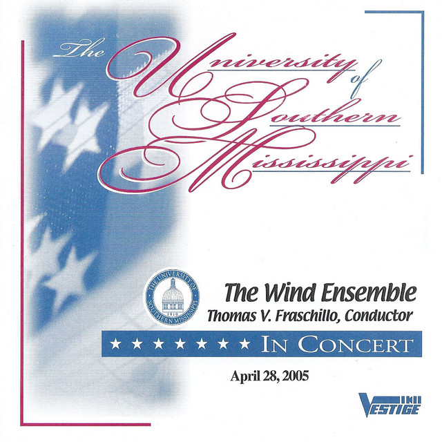 The University of Southern Mississippi Wind Ensemble April 28, 2005 cover
