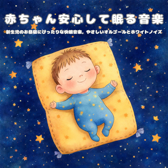 Peaceful Baby Sleep Music: Perfect for Newborn Naptime with Gentle Music Box and White Noise cover art