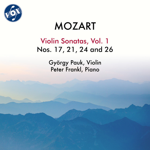 Mozart: Violin Sonatas, Vol. 1 cover