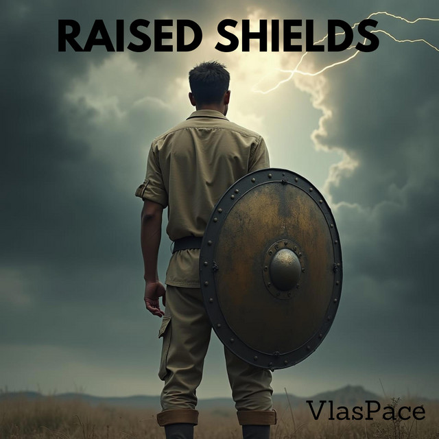 Cover art: Raised shields — VlasPace