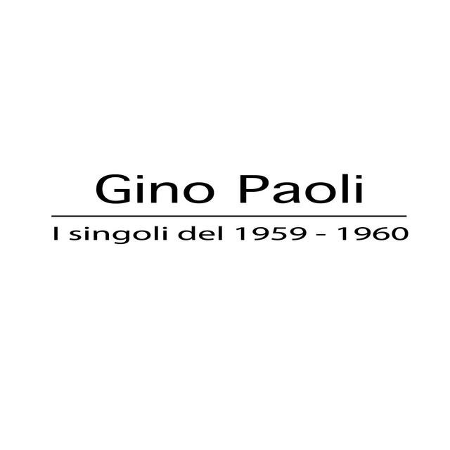 I Singoli del 1959 - 1960 cover art