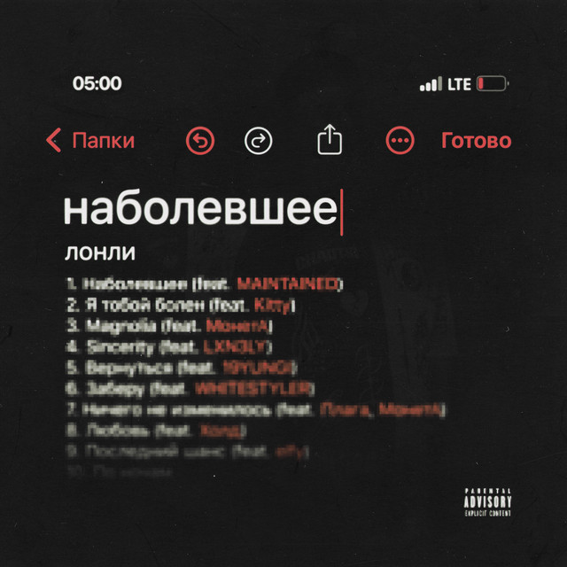 наболевшее cover art