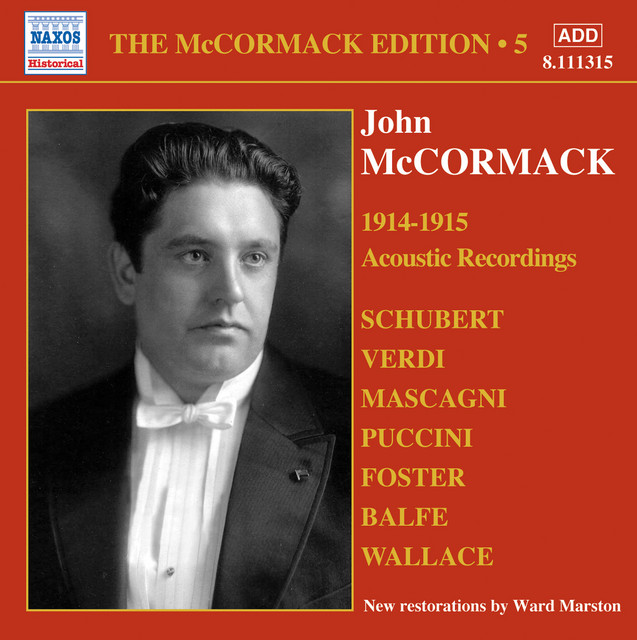 Mccormack, John: Mccormack Edition, Vol. 5: The Acoustic Recordings (1914-1915) cover