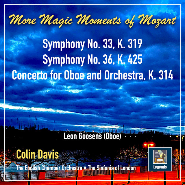 More Magic Moments of Mozart: Symphonies Nos. 33, & 36 and Oboe Concerto in C Major, K. 314 cover art