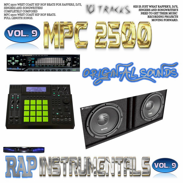 Mpc 2500 Rap Instrumentals, Vol. 9 cover art