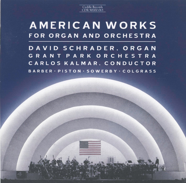 American Works for Organ And Orchestra cover art