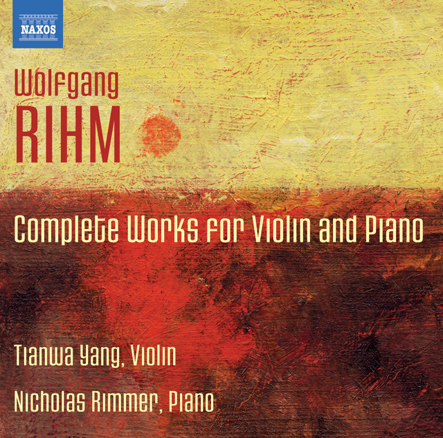 Rihm: Complete Works for Violin & Piano cover art