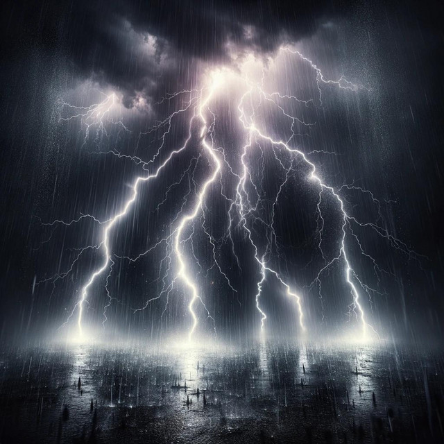 Rain & Thunderstorm at Night cover art
