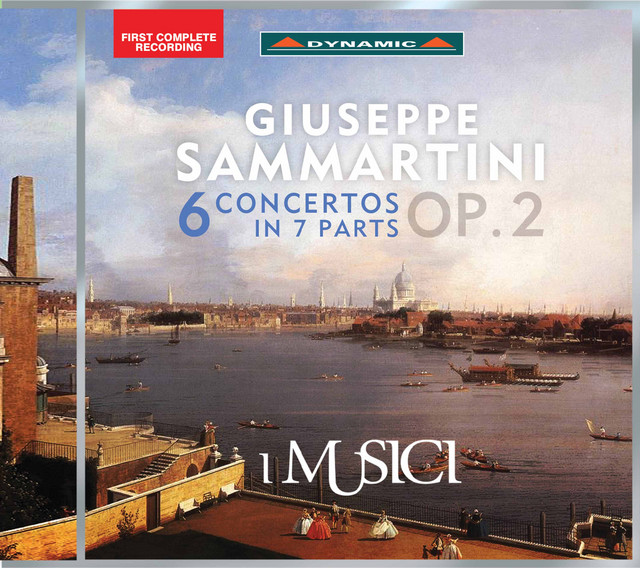 Sammartini: 6 Concertos in 7 Parts, Op. 2 cover art