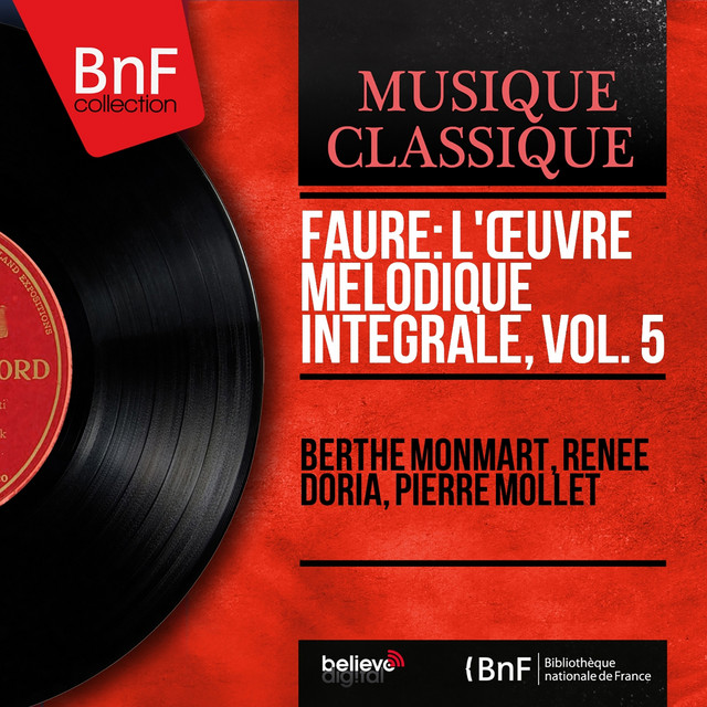 Fauré: L'œuvre mélodique intégrale, vol. 5 (Mono Version) cover art
