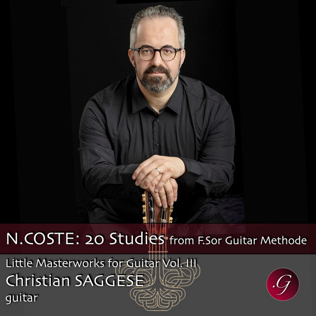 Napoléon Coste: 20 studies from F.Sor Guitar Methode (rev. N.Coste) [Little Masterworks for Guitar Vol.III] cover art