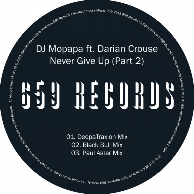 Never Give Up - DeepaTraxion Mix cover art