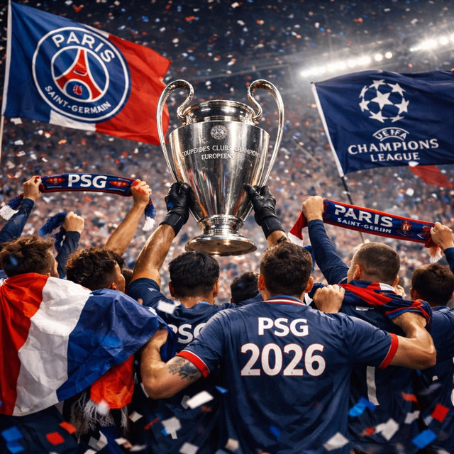 PSG champions song 2026 cover art