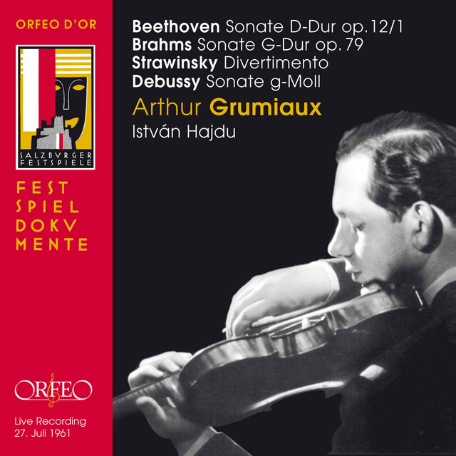 Beethoven, Brahms, Stravinsky & Debussy: Works for Violin & Piano (Live) cover art