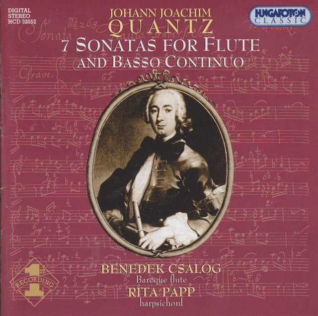 Quantz: 7 Flute Sonatas cover art
