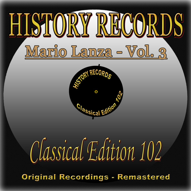History Records - Classical Edition 102 ,Vol. 3 (Original Recordings - Remastered) cover art