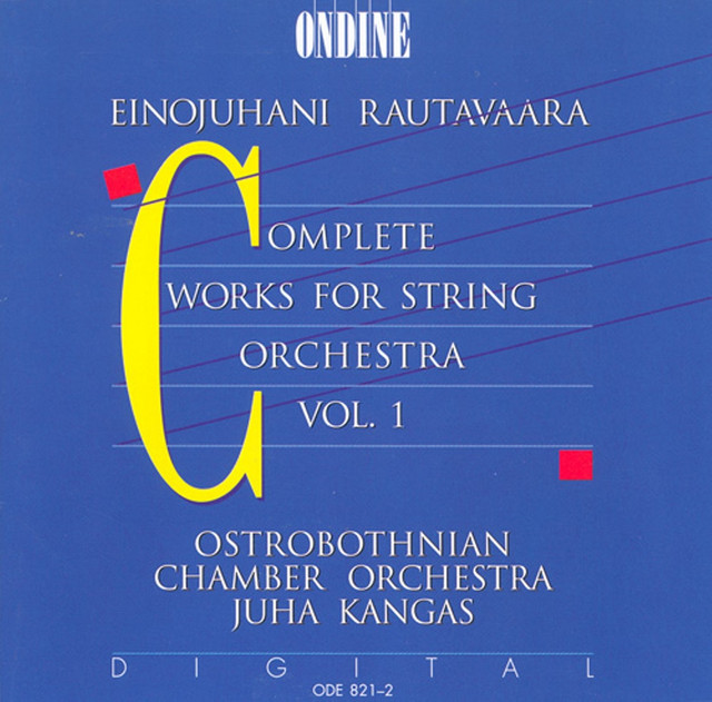 Rautavaara, E.: Music for String Orchestra (Complete), Vol. 1 cover art