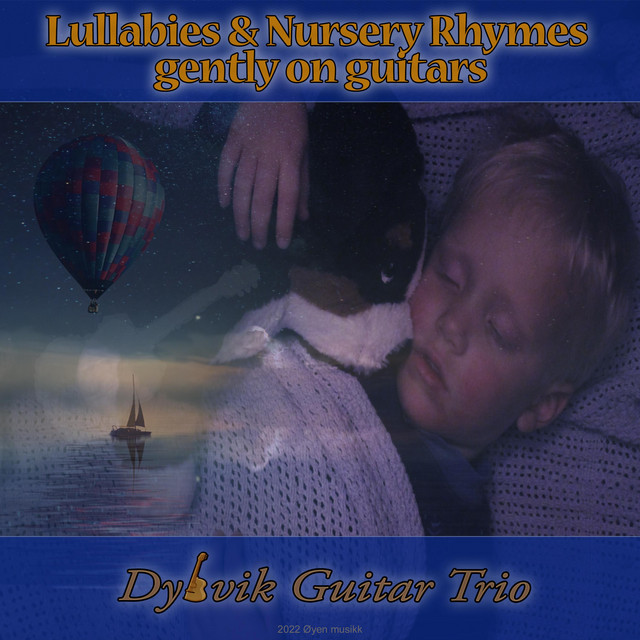 Lullabies & nursery rhymes gently on guitars cover art
