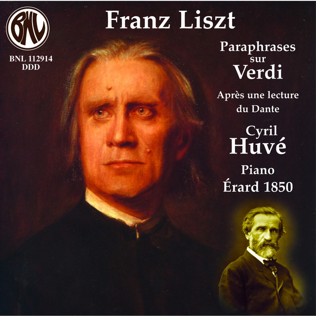 Liszt: Paraphrases sur Verdi & Après une lecture de Dante cover art