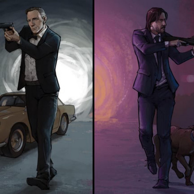 JAMES BOND & JOHN WICK