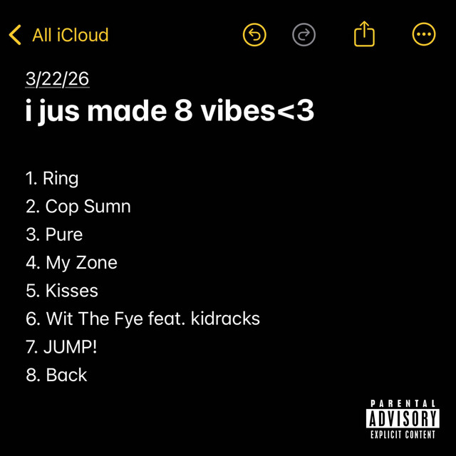 I Just Made 8 Vibes cover art
