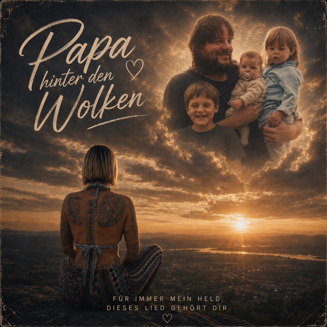 Papa hinter den Wolken