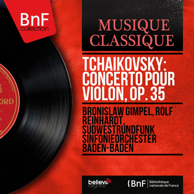 Tchaikovsky: Concerto pour violon, Op. 35 (Mono Version) cover art