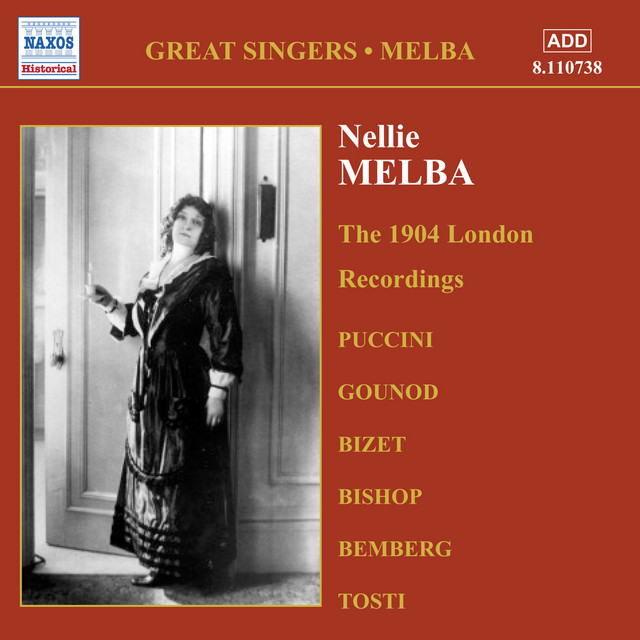 Melba, Nellie: London Recordings (1904) cover art