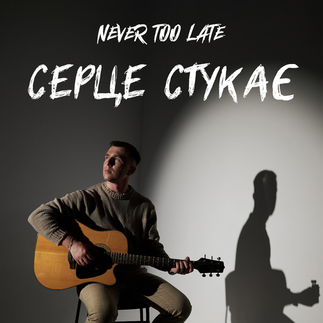 Обкладинка: Серце стукає — Never Too Late