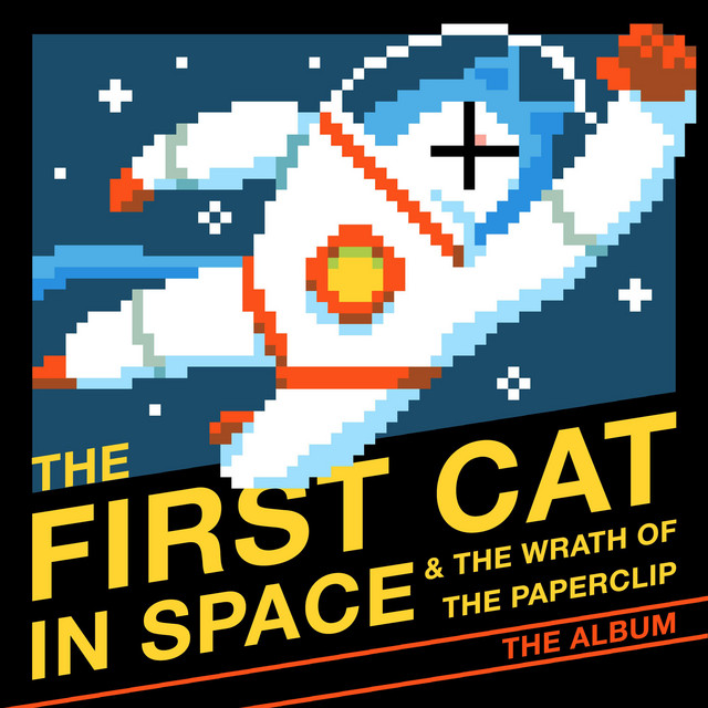 The First Cat in Space and the Wrath of the Paperclip the Album cover art
