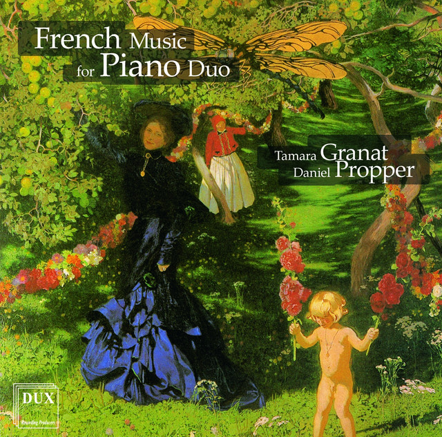 French Music for Piano Duo cover