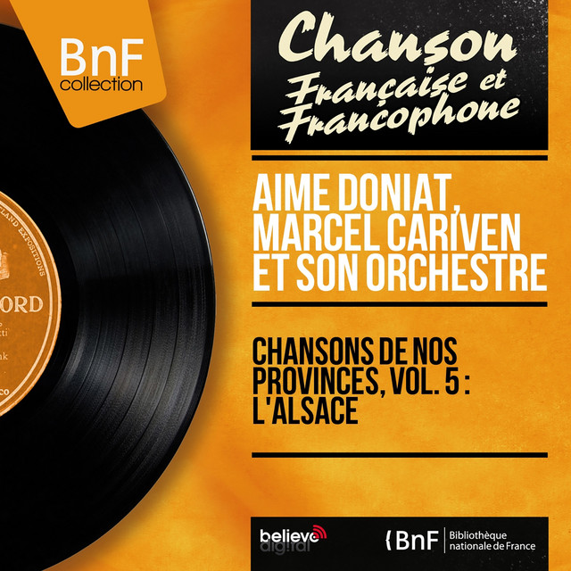 Chansons de nos provinces, vol. 5 : l'Alsace (Mono Version) cover art