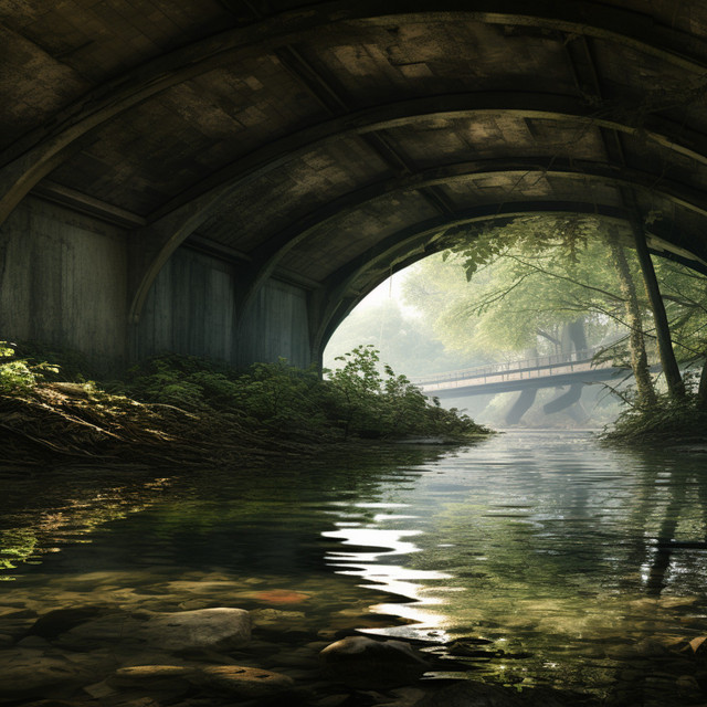 Productive River Flow: Work Rhythm Water Sounds cover art