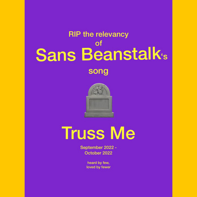 Truss me - Single by Sans Beanstalk | Spotify