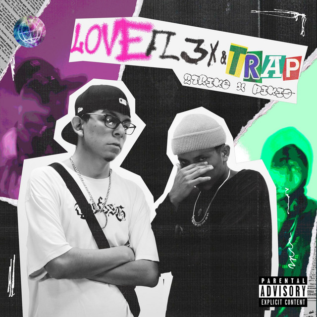LOVE, FL3X & TRAP cover art