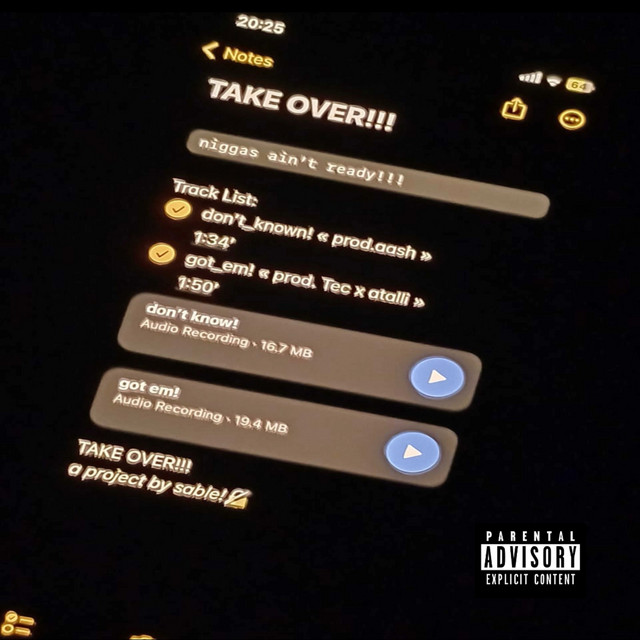 TAKE OVER! cover art