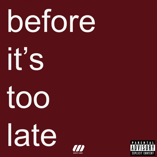 Before its too late cover art