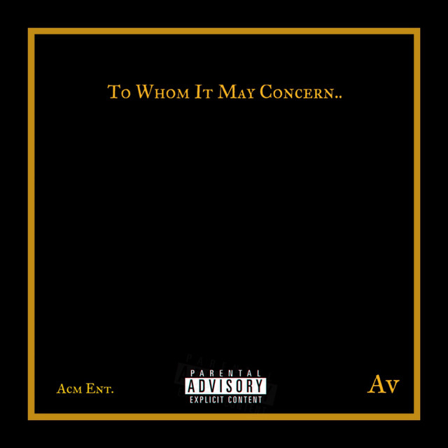To Whom It May Concern cover art