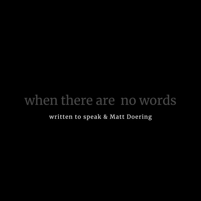 when there are no words cover art