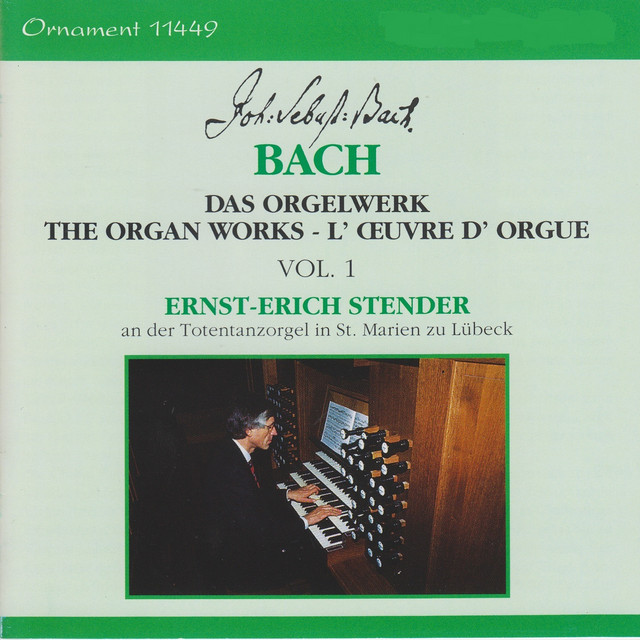 Johann Sebastian Bach: Das Orgelwerk, Vol. 1, Totentanzorgel, St. Marien zu Lübeck cover art