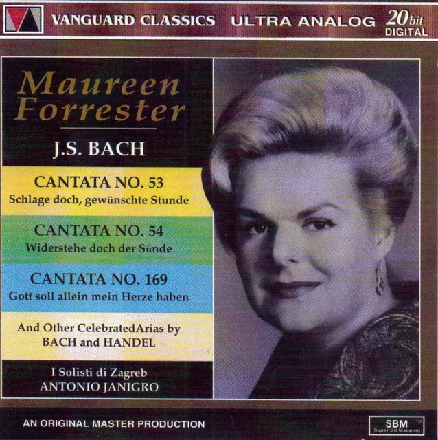 Maureen Forrester Sings Bach and Handel cover art