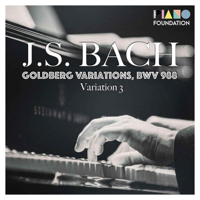 Cover du titre Variation 3, Goldberg Variations, BWV 988
