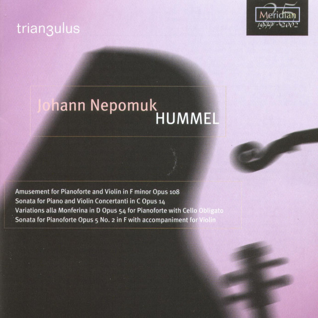 Hummel: Amusement, Op. 108 / Sonata, Op. 14 / Variations alla