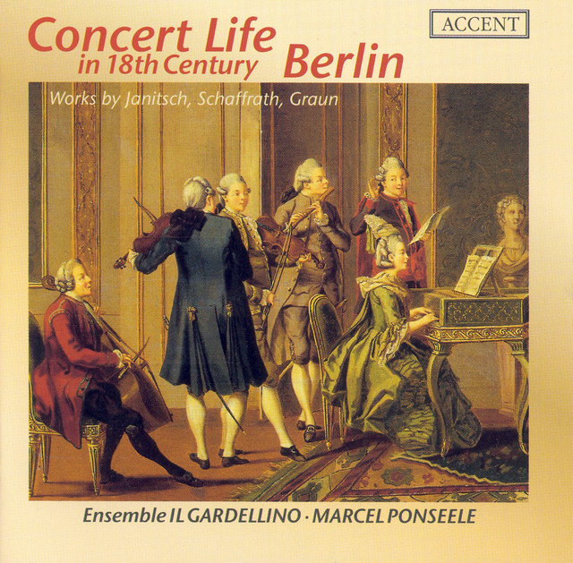 Chamber Music (German 18Th Century) - Janitsch, J.G. / Schaffrath, C. / Graun, J.G. (Il Gardellino)